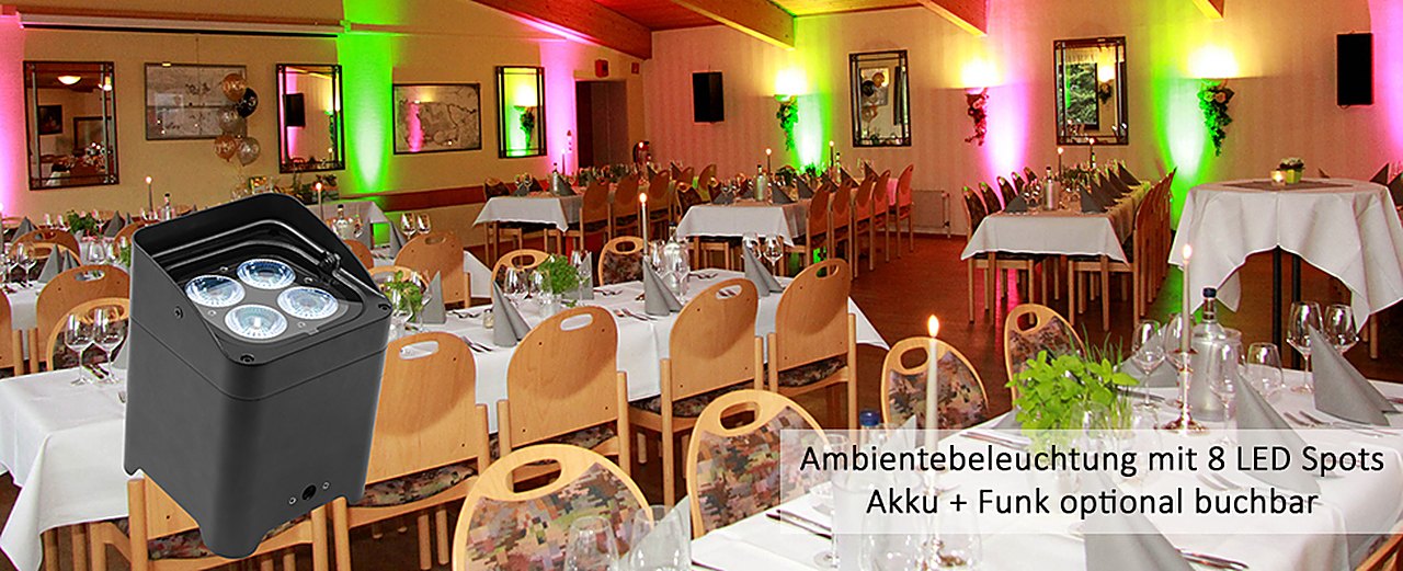 Turbo Disco mit LED-Lichtshow